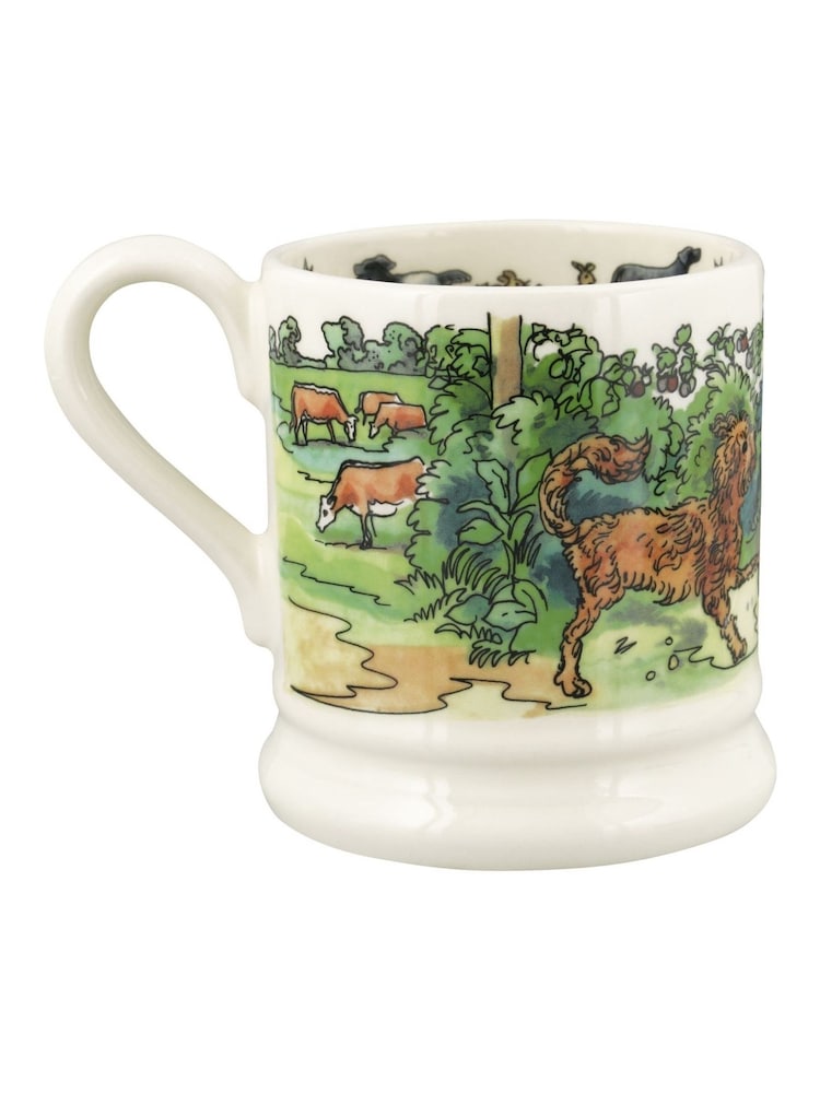 Emma Bridgewater Cream Favourite Dog Walks 1/2 Pint Mug - Image 4 of 5