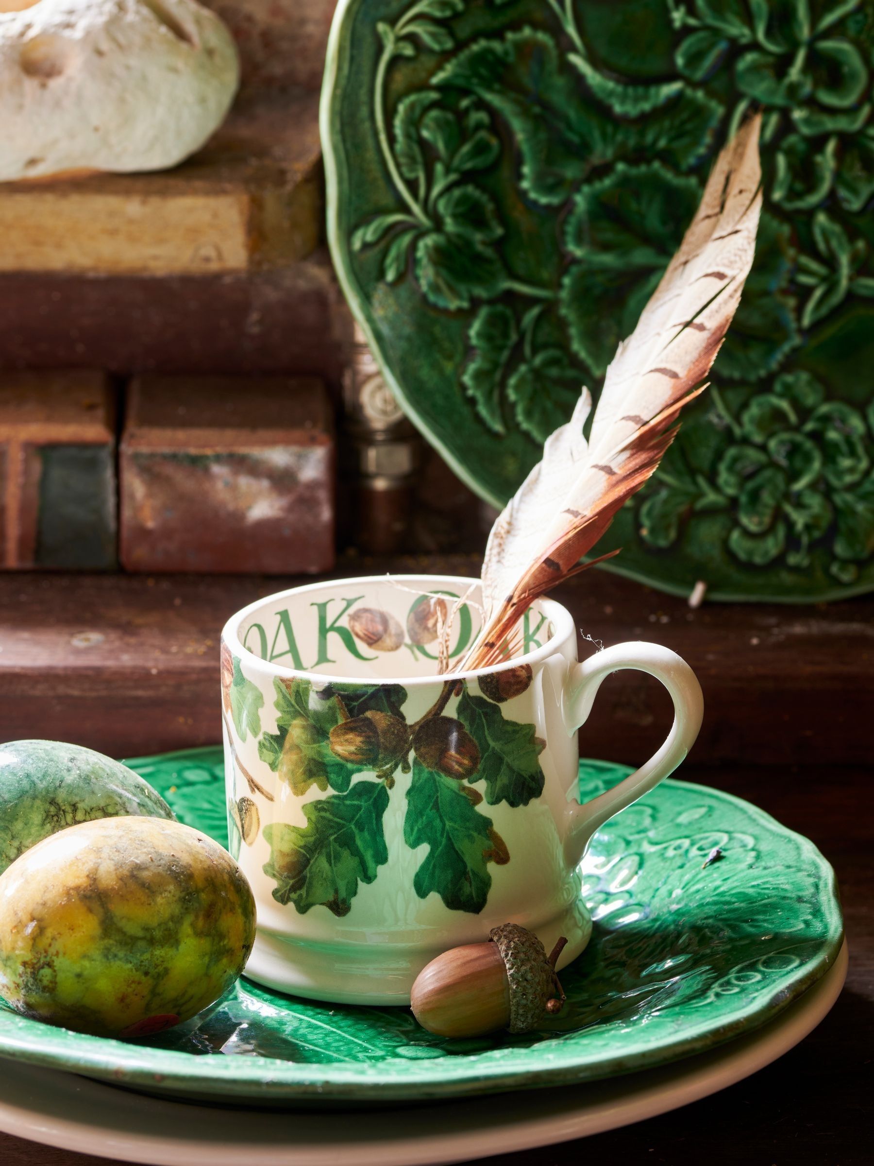 Buy Emma Bridgewater Cream Small Oak & Acorn Mug from Next USA