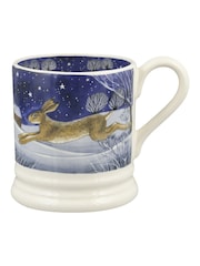Emma Bridgewater Cream Midnight Hare 1/2 Pint Mug - Image 2 of 4
