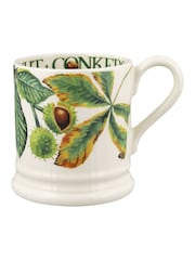 Emma Bridgewater Cream Horse Chestnut & Conker 1/2 Pint Mug - Image 2 of 5