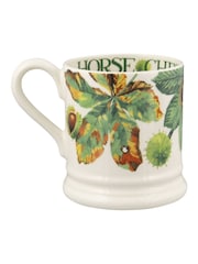 Emma Bridgewater Cream Horse Chestnut & Conker 1/2 Pint Mug - Image 4 of 5