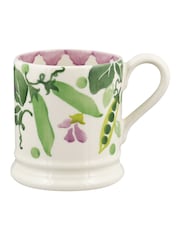 Emma Bridgewater Cream Peas & Beans 1/2 Pint Mug - Image 2 of 5