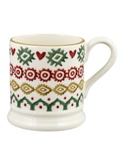 Emma Bridgewater Cream Christmas Joy 1/2 Pint Mug - Image 2 of 5