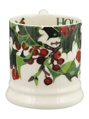 Emma Bridgewater Cream Holly 1/2 Pint Mug - Image 5 of 5