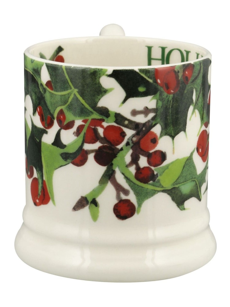 Emma Bridgewater Cream Holly 1/2 Pint Mug - Image 5 of 5