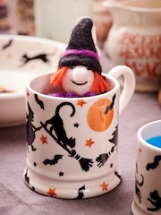 Emma Bridgewater Cream Halloween The Wise Witches 1/2 Pint Mug - Image 1 of 5