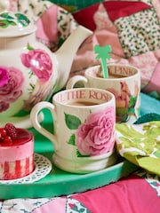 Emma Bridgewater Set of 2 Cream Roses All My Life 1/2 Pint Mugs Boxed - Image 1 of 2