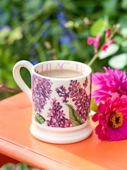 Emma Bridgewater Cream Lilac 1/2 Pint Mug - Image 1 of 5