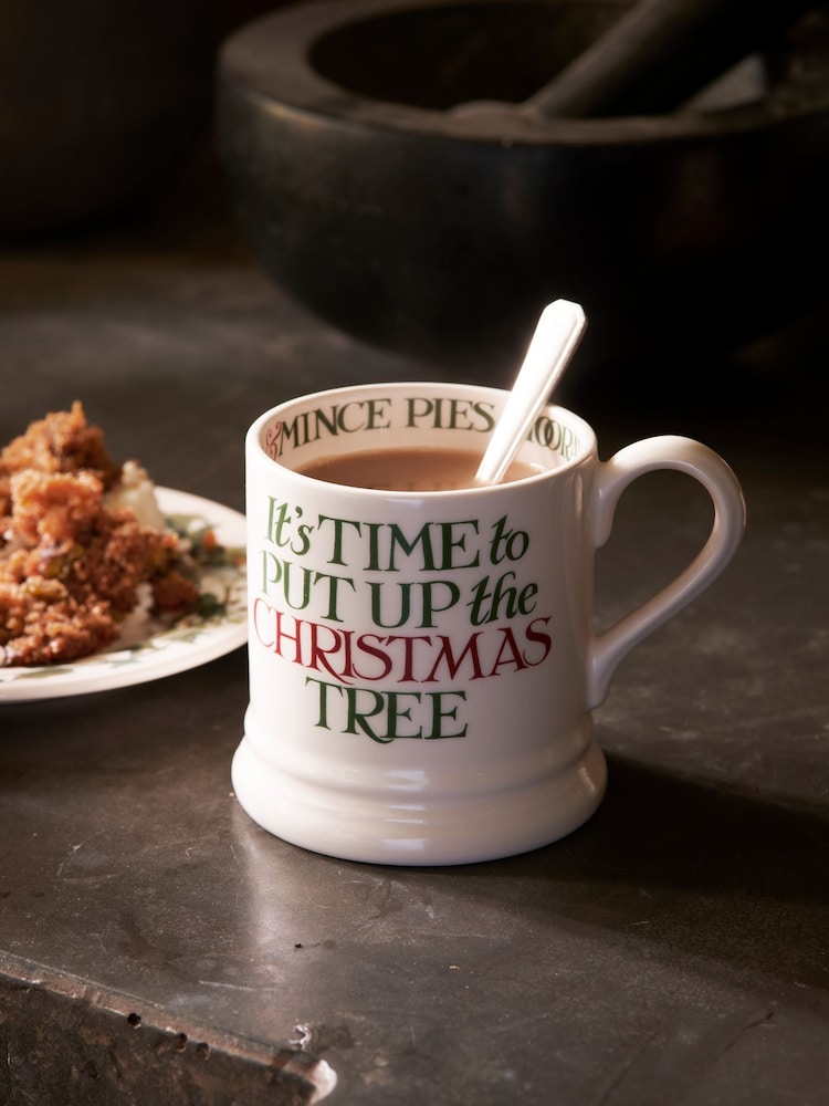 Emma Bridgewater Cream Christmas Toast Marmalade Christmas Tree 12 Pint Mug - Image 1 of 4 Emma Bridgewater Cream Christmas Toast Marmalade Christmas Tree 12 Pint Mug - Image 1 of 4