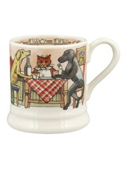 Emma Bridgewater Cream Dog's Dinner Party 1/2 Pint Mug - Image 2 of 5