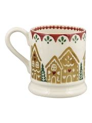 Emma Bridgewater Cream Christmas Gingerbread 1/2 Pint Mug - Image 4 of 5
