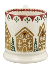 Emma Bridgewater Cream Christmas Gingerbread 1/2 Pint Mug - Image 5 of 5