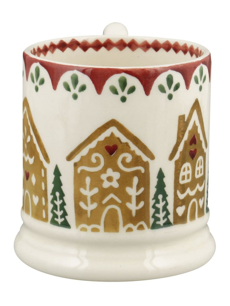 Emma Bridgewater Cream Christmas Gingerbread 1/2 Pint Mug - Image 5 of 5