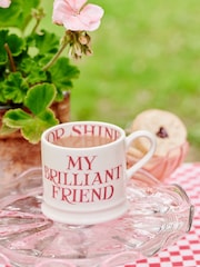 Emma Bridgewater Cream Small Toast My Brilliant Friend Mug - Image 1 of 3