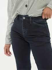 FatFace Elise Dark Blue Wide Leg Jeans - Image 5 of 6