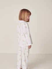 The White Company Relaxed Fit Organic Cotton Vintage Floral Button Through Pyjamas - Image 2 of 6