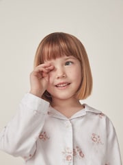 The White Company Relaxed Fit Organic Cotton Vintage Floral Button Through Pyjamas - Image 4 of 6