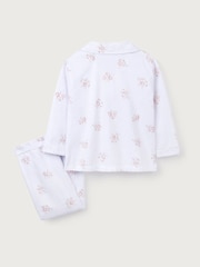 The White Company Relaxed Fit Organic Cotton Vintage Floral Button Through Pyjamas - Image 5 of 6