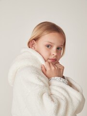 The White Company Snuggle White Sweat-shirt à capuche - Image 3 of 6