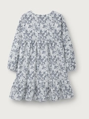 The White Company Organic Cotton Petunia Floral Cord White Dress - Image 6 of 6