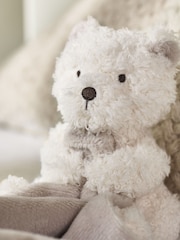 The White Company Borg Fleece Bertie White Bear Comforter - Image 1 of 2