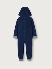The White Company Blue Velour Stripe Cuff All-In-One - Image 7 of 7