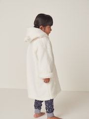 The White Company Snuggle Bela kapuca z ušesi - Slika 3 iz 6