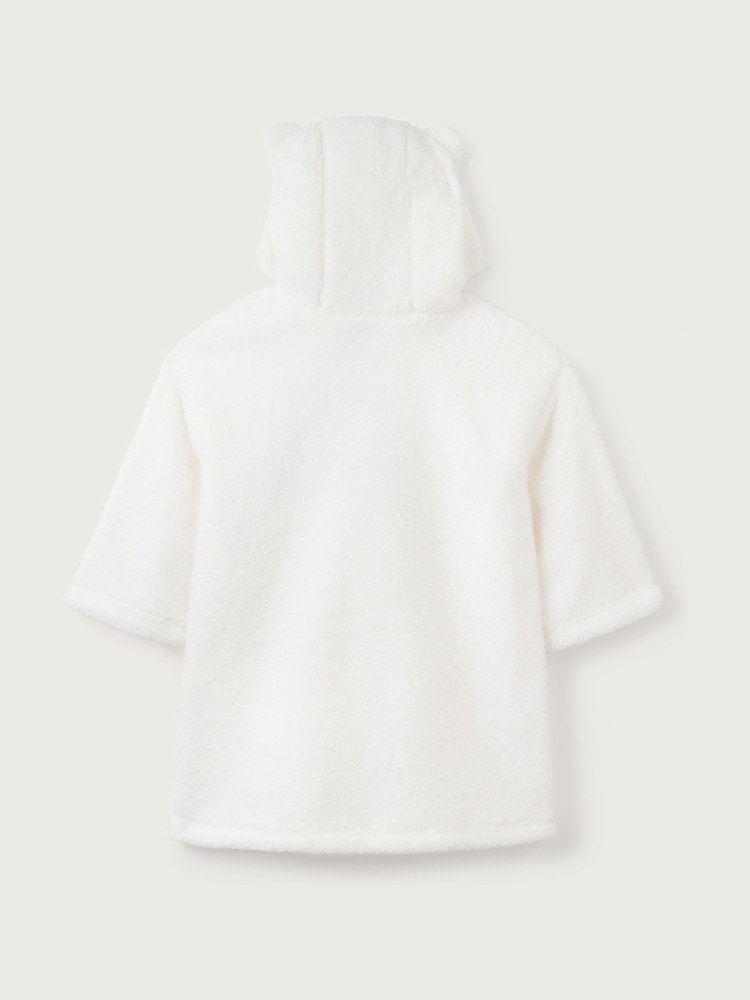 The White Company Snuggle Bela kapuca z ušesi - Slika 6 iz 6