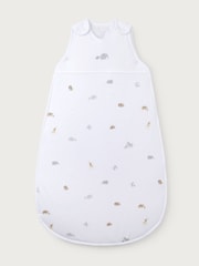 The White Company Organic Cotton Safari Families White Sleep Bag - Image 4 of 5