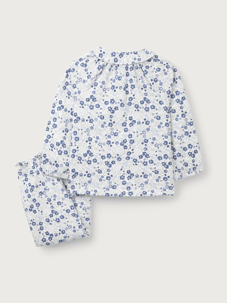 The White Company Пижама Relaxed Fit из органического хлопка Raya Цветы платье-халат - Изображение 6 из 6