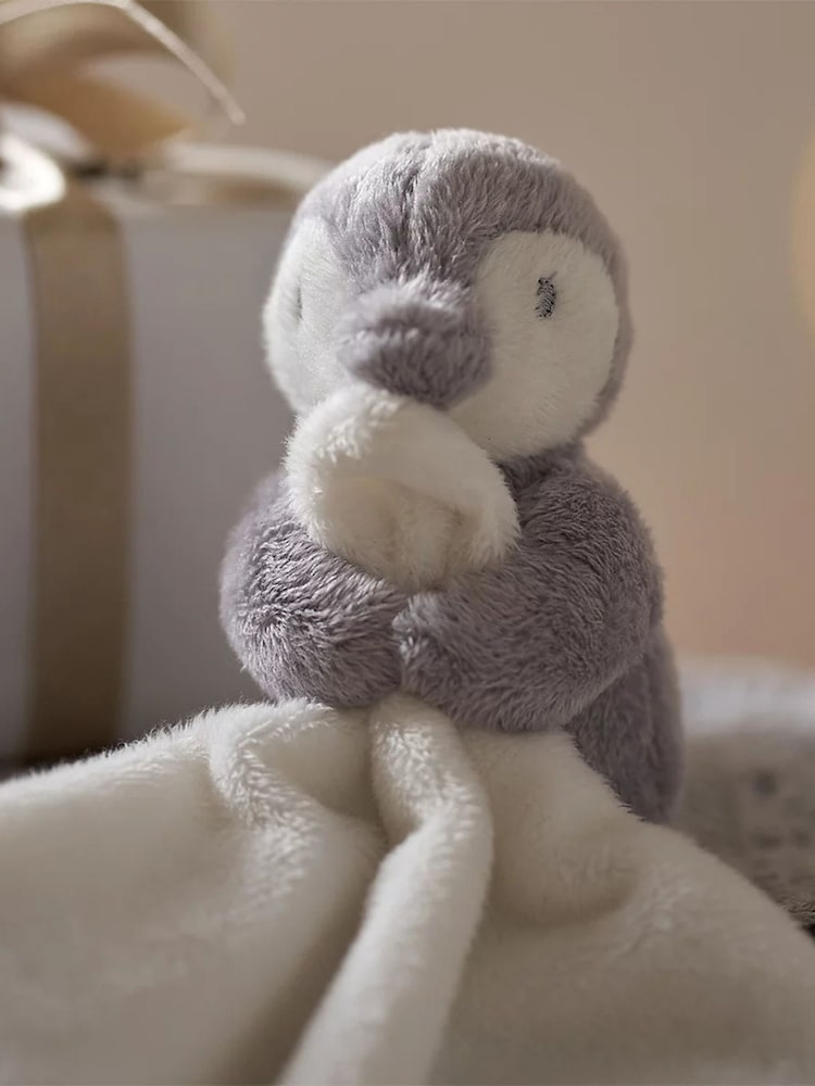 The White Company Grey Snowy Penguin Comforter - Image 2 of 2 The White Company Grey Snowy Penguin Comforter - Image 2 of 2