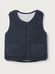 Blue Fleece Gilet - Image 5 of 6