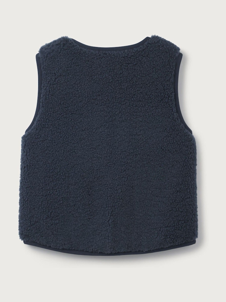Blue Fleece Gilet - Image 6 of 6