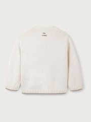 The White Company Natural Organic Cotton Little Monkey Jumper - Image 6 of 6