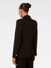 Forever New Black Celina Double Breasted Blazer - Image 2 of 5