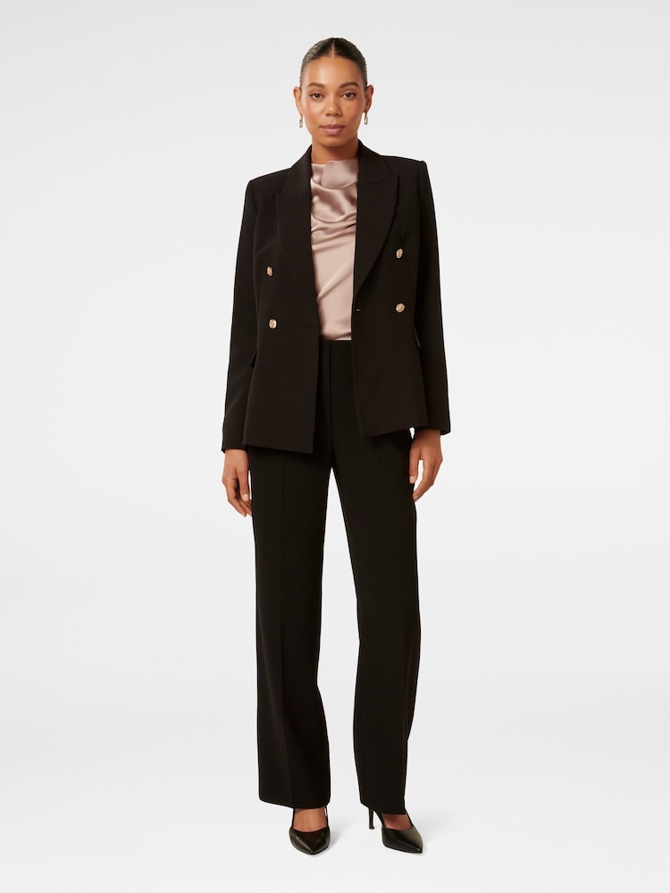 Forever New Black Celina Double Breasted Blazer - Image 5 of 5
