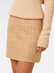 Forever New Cream Tonia Boucle Mini Skirt - Image 4 of 5