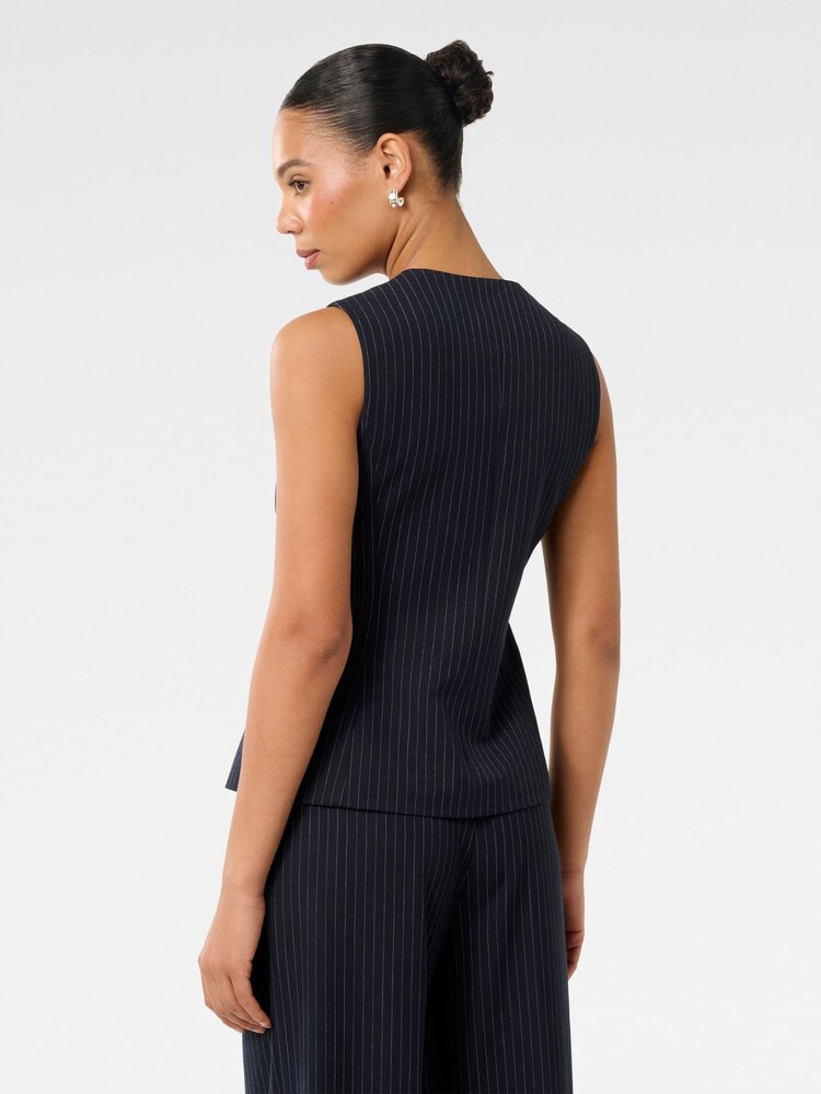 Forever New Blue Renee Waistcoat - Image 2 of 5