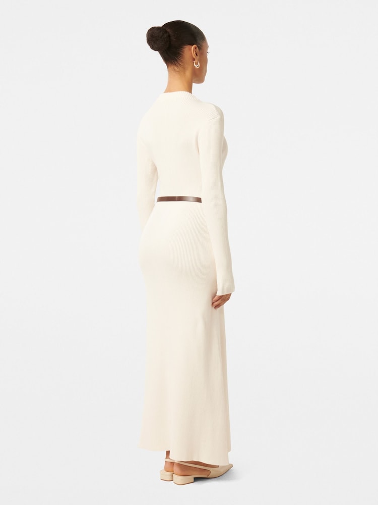 Forever New Cream Leena Petite Belted Maxi Dress - Image 2 of 4