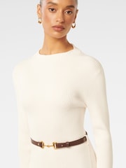 Forever New Cream Leena Petite Belted Maxi Dress - Image 3 of 4