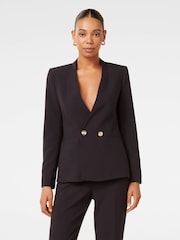 Forever New Blue Taylor Double Breasted Blazer - Image 1 of 5