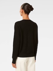 Forever New Black Eve Hardware Detail Cardigan - Image 2 of 5