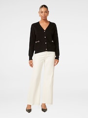 Forever New Black Eve Hardware Detail Cardigan - Image 5 of 5