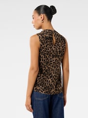 Forever New Brown Sallie Cowl Neck Tank Top - Image 2 of 5