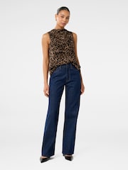 Forever New Brown Sallie Cowl Neck Tank Top - Image 5 of 5