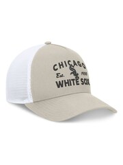 Fanatics MLB Chicago Sox Structured Curve Frame Adjustable Snapback 100% Cotton Brown Hat - Image 1 of 4
