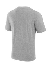 Fanatics Grey NFL Las Vegas Raiders Gradient Short Sleeve Crew 100% Cotton T-Shirt - Image 2 of 3