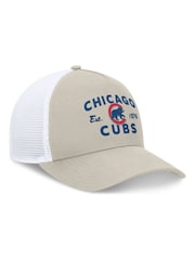 Fanatics MLB Chicago Cubs Structured Curve Frame Adjustable Snapback 100% Cotton Brown Hat - Image 1 of 4