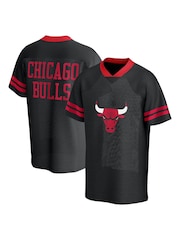 Fanatics NBA Chicago Bulls Foundation American Football Fashion Black Top - Image 1 of 3