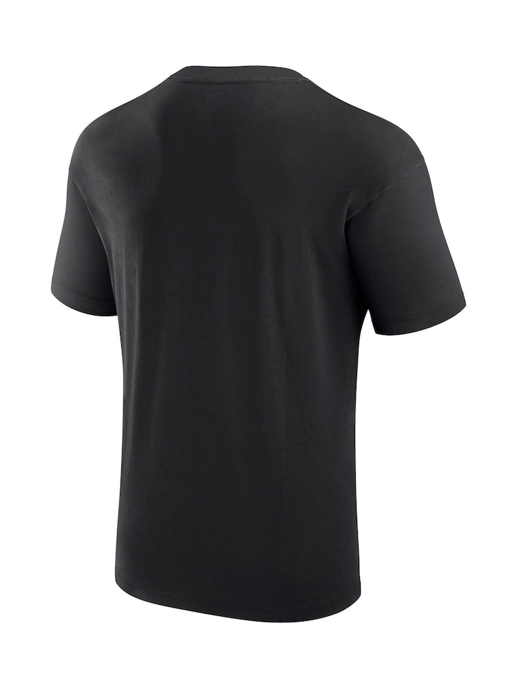 Fanatics NFL Miami Dolphins Gradient Short Sleeve Crew 100% Cotton Black T-Shirt - Image 3 of 3
